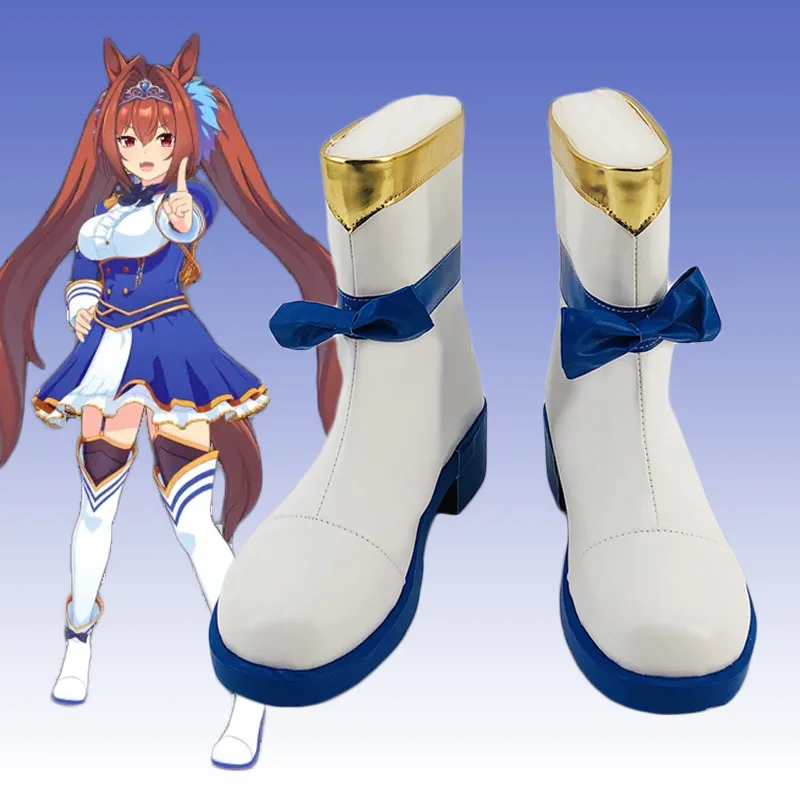 

Uma musume Pretty Derby Daiwa Scarlet Cosplay Shoes Boots Game Anime Halloween Costume Accessories Custom Shoes