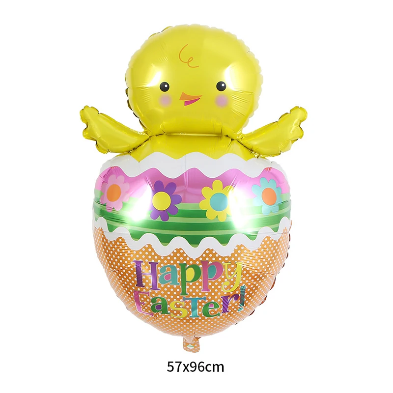 Easter party decoration balloons variety of cartoon style aluminum film party balloons