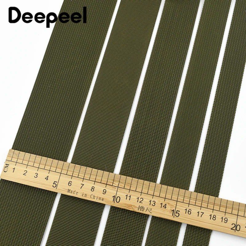 Durable Army Green Nylon Webbing Strap for Safety Belts and Knapsack Sewing