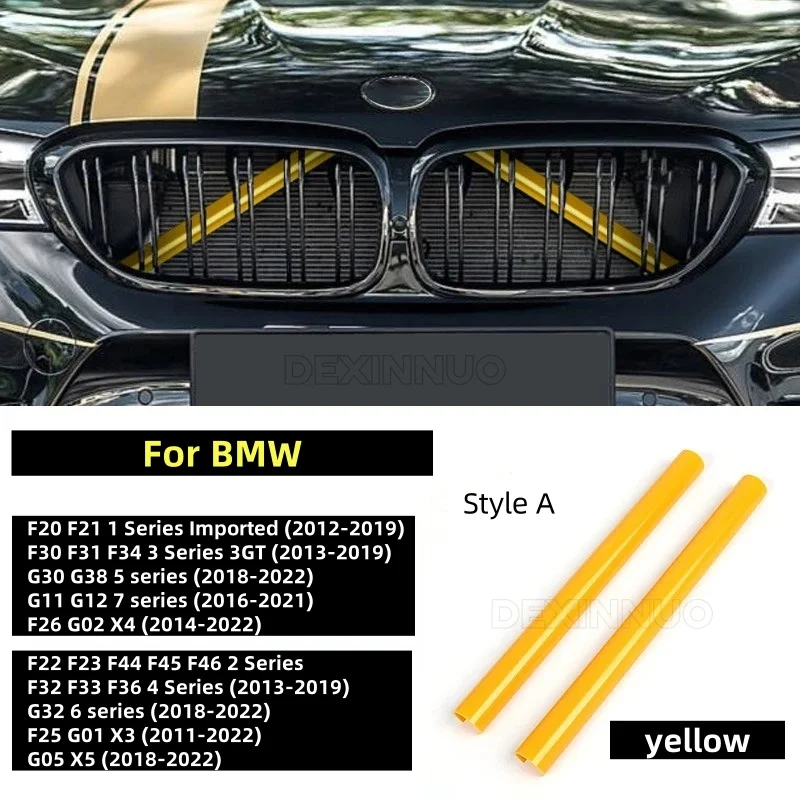 Sleek Automotive Front Grille Trim Strips