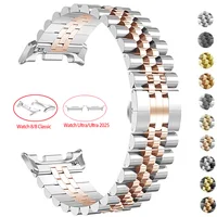 Stainless Steel Strap for Samsung Galaxy Watch 8/8Classic Metal Strap Bracelet for Samsung Galaxy Watch Ultra 2025 Band