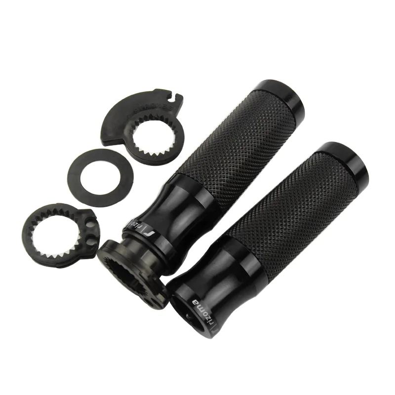 Universal 7/8'' 22MM Motorcycle CNC  Rubber Gel handle bar grips  For Yamaha  TMAX530 500 Tmax 530 2012-2016 Tmax 500 2008-2011