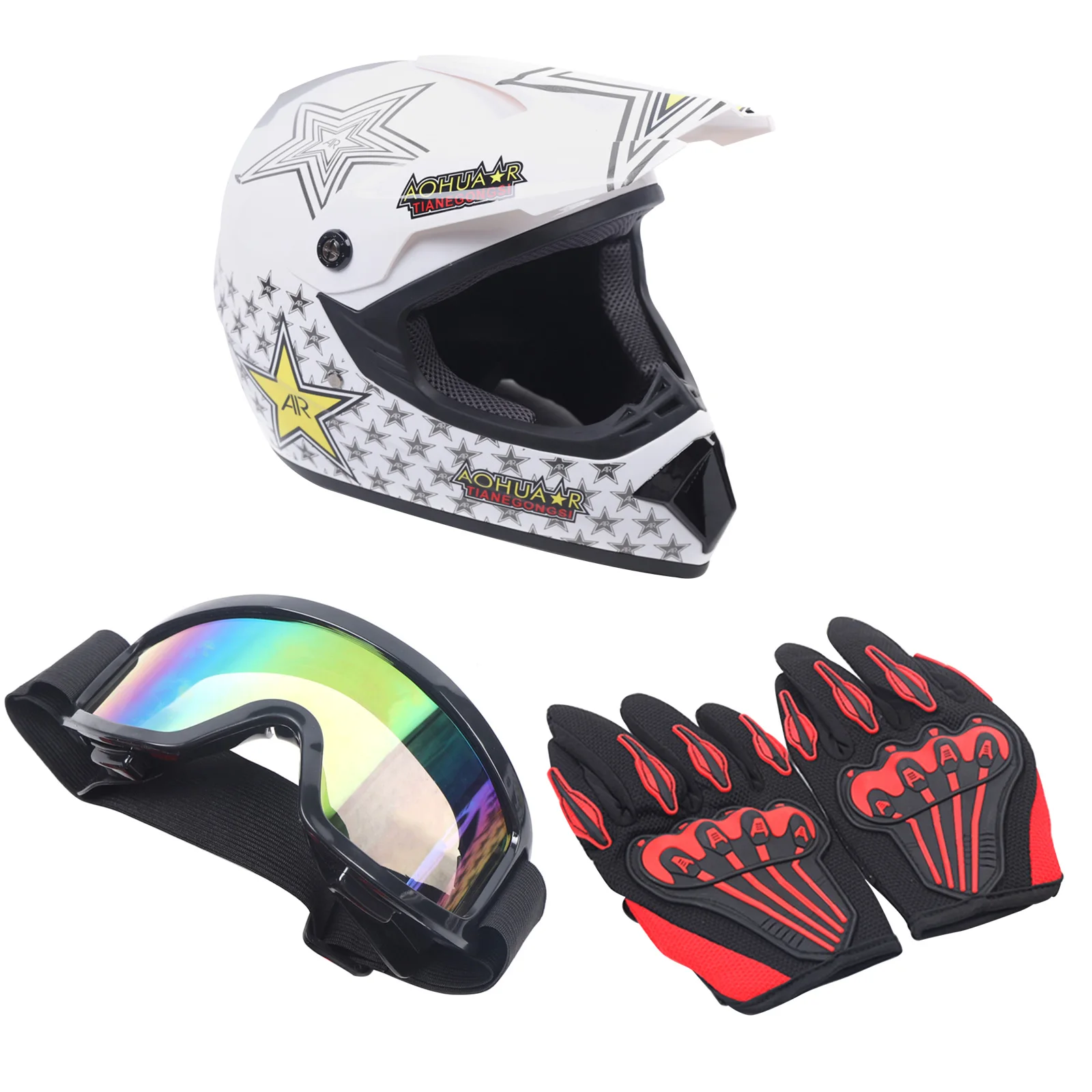 capacete-e-oculos-para-motocross-corridas-off-road-atv-dirt-bike-protector