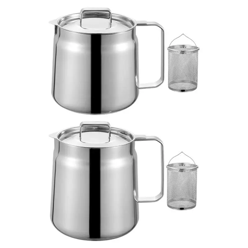 

Горшок для масляного фильтра из нержавеющей стали, большой емкости, универсальный сосуд для масляного фильтра, кухонный фильтр с фильтром