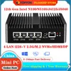 4 LAN i226-V 2.5G 12th Gen Intel N100 Mini PC Firewall Router N5105 N6000 J4125 NVMe Fanless Mini Computer Proxmox pfSense Box 1