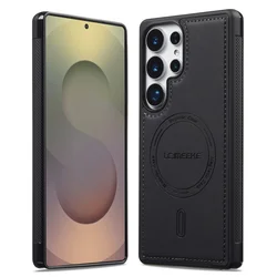 Luxury Leather Smartphone Case - Premium Edition - Samsung S26 Ultra (Black)
