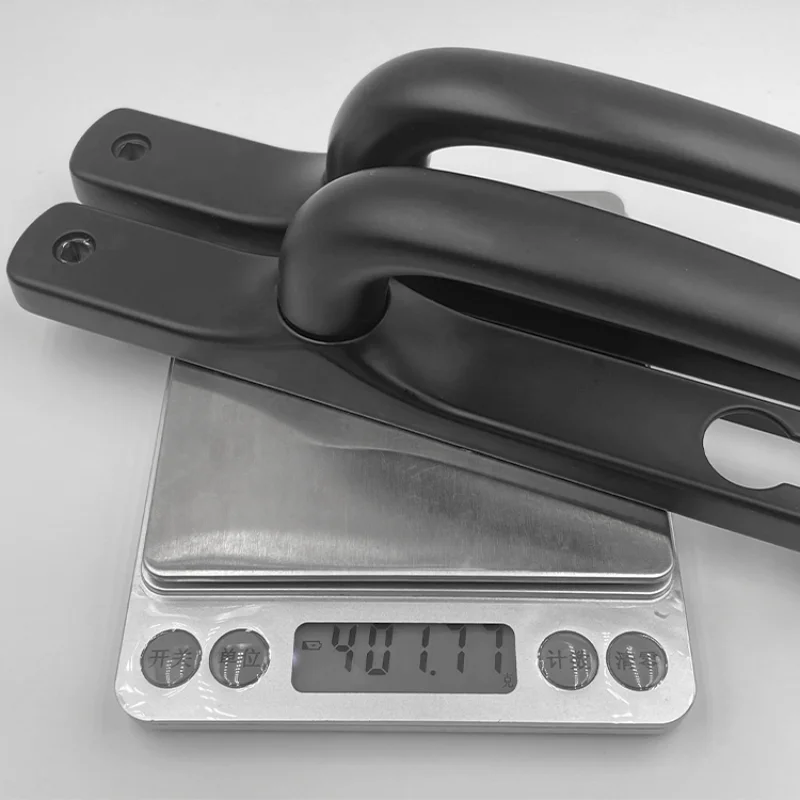 Good appearance manufacturer 85 mortise door handle aluminum zinc door handle lock for upvc aluminum