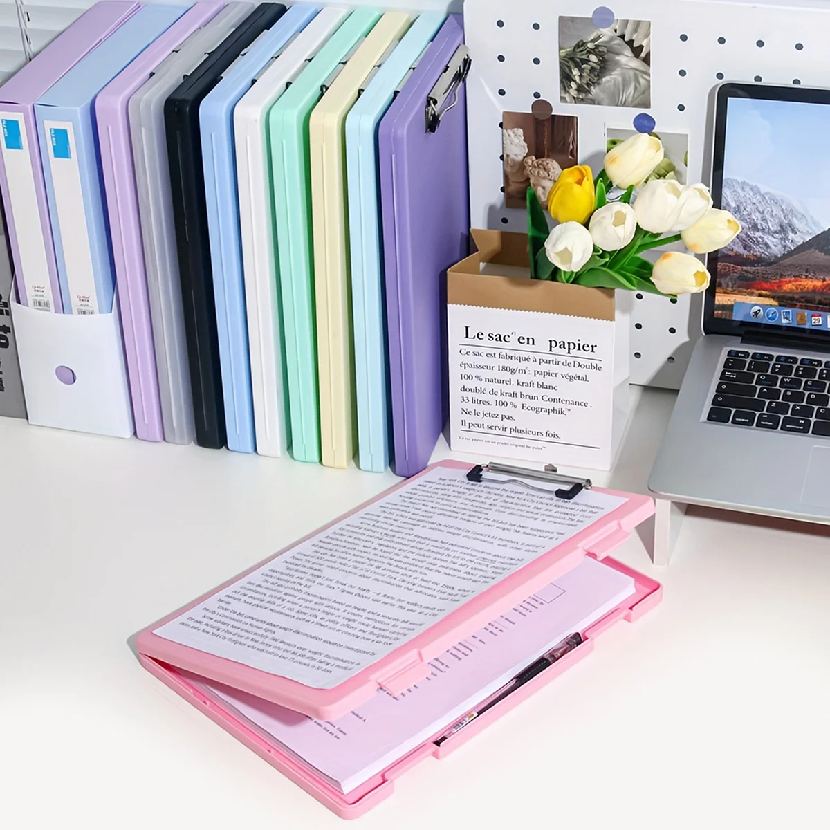 A4 Multi-Functional File Organizer and Desktop Storage Box