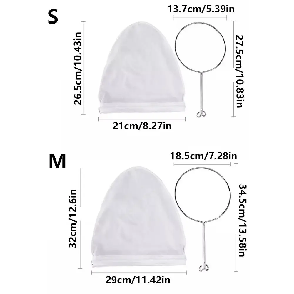 Ultra Fine Mesh Mesh Filter Bags Reusable Washable Strainer Bags with Stand Fine Mesh Filter Cotton Cloth Coffee Filter Sock