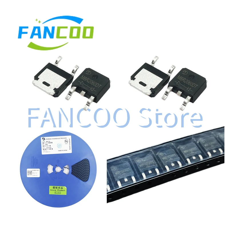 

10 шт. MBR10100DT MBR10150DT MBR10200DT MBR10200DY TO-252 диод Шоттки