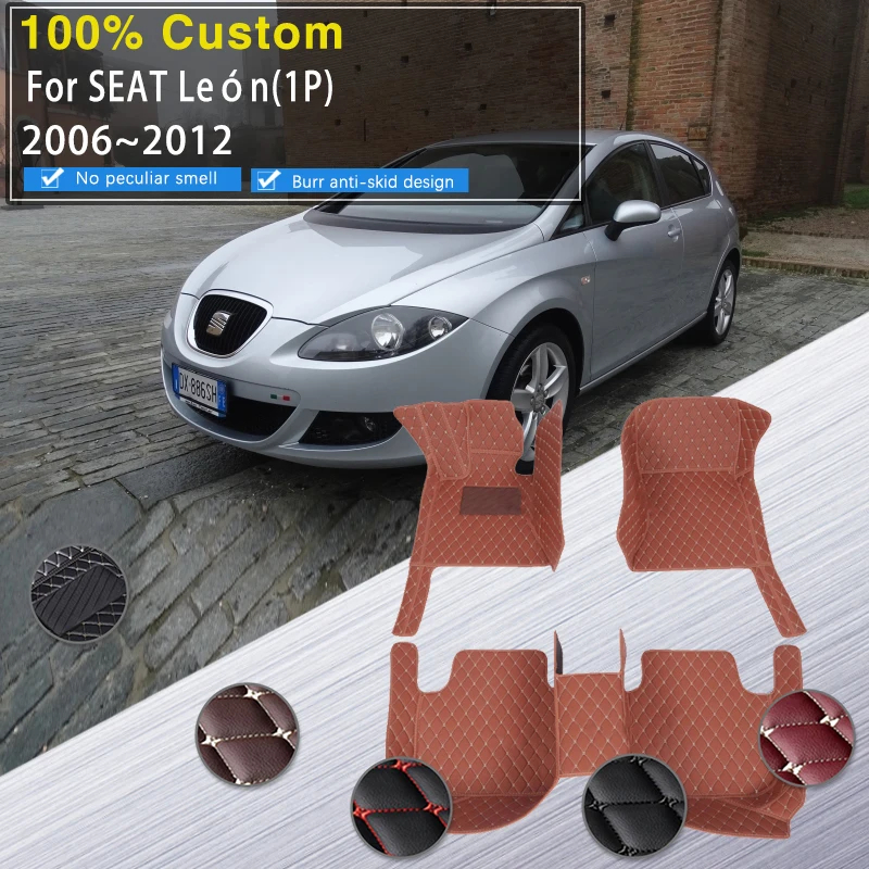 Auto Fußmatten für Sitz león mk2 1p 2006 ~ 2011 5saet Anti-Dirty Pads Fuß  abdeckungen Auto Matten Tapetes Para Automovil Autozubehör - AliExpress