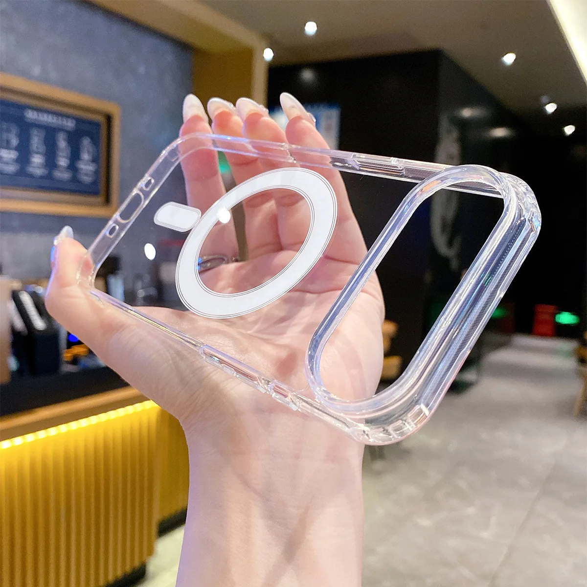 Enhanced Magnetic Acrylic Clear Case Cover