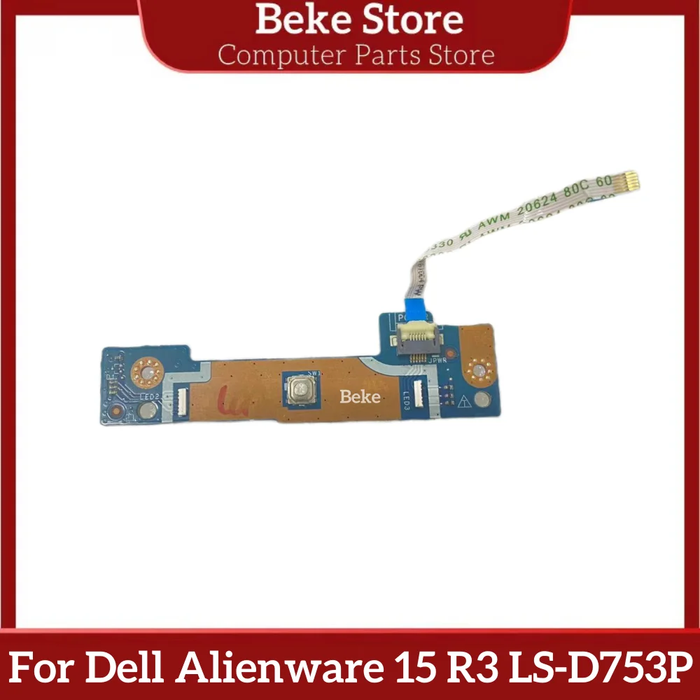 

Beke FOR Dell Alienware 15 R3 Power Button Board With Cable Power Button Board LS-D753P Fast Ship