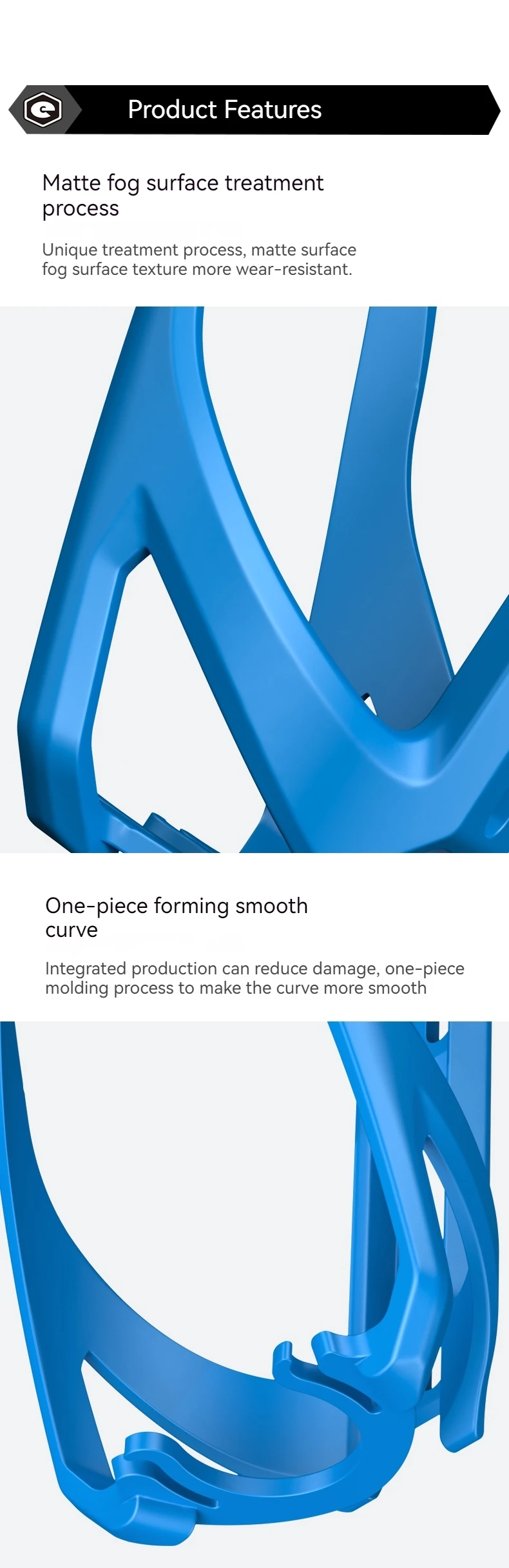 Description Picture 6 of itemToptrek New Multicolor Bicycle Water Bottle Holder MTB Road Bike Lightweight Flexible PC Beverage Bottle Cage Cycling Accessory