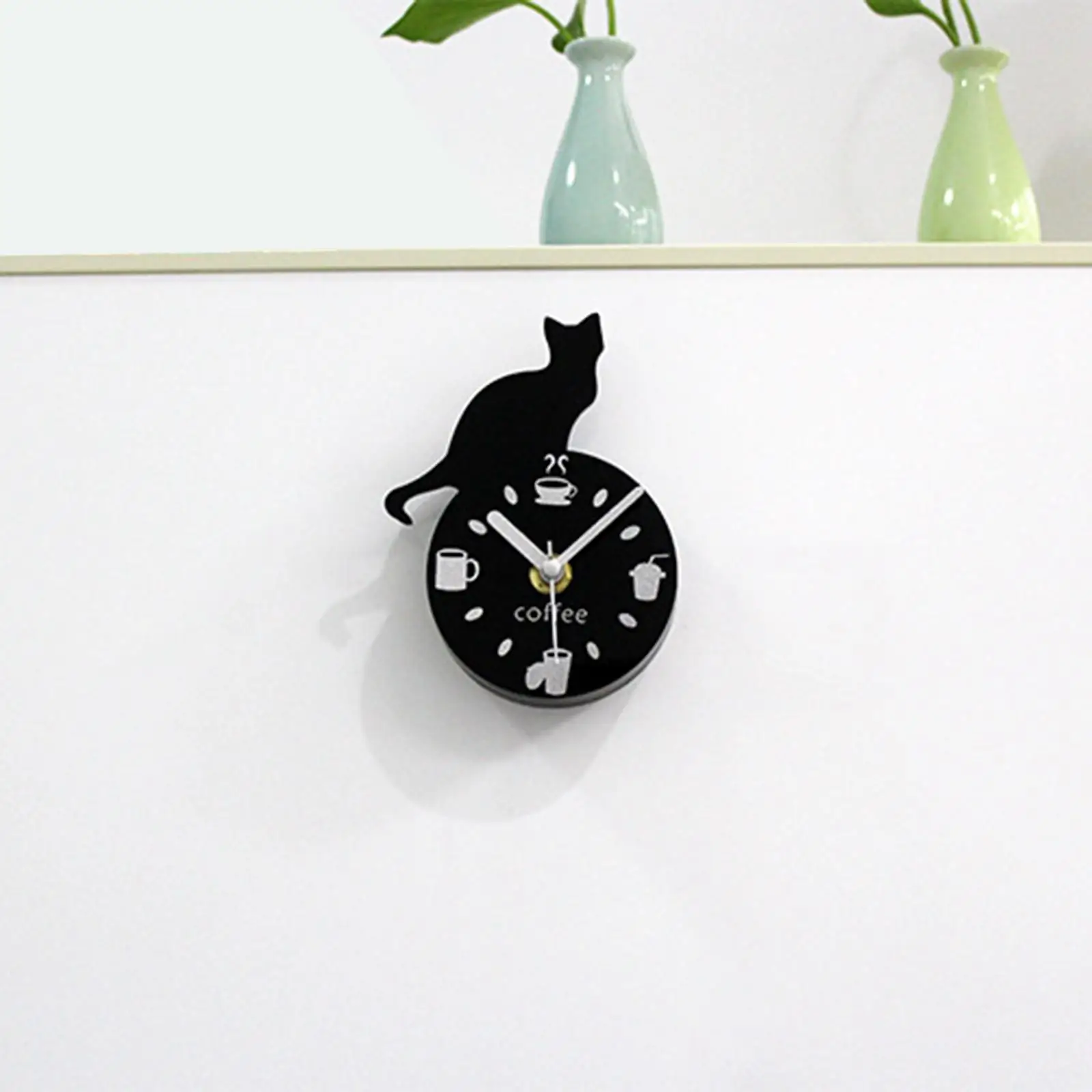 Cute Refrigerator Magnet Clock Fridge Stickers Hanging for Kitchen Home