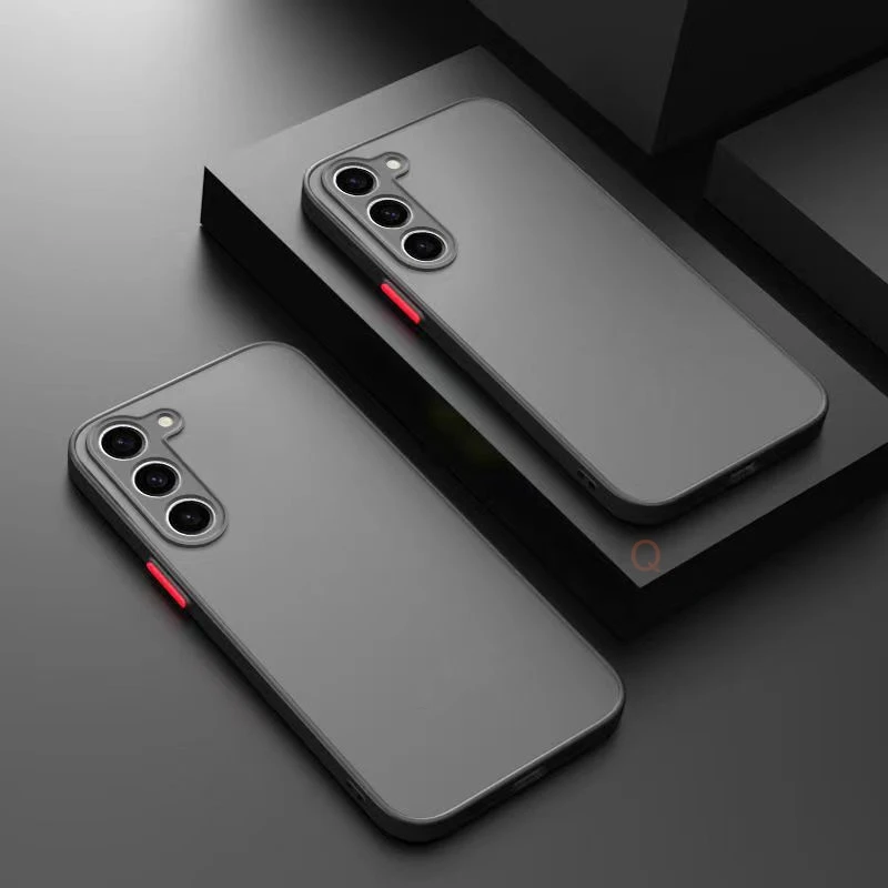 Matte Hard Shockproof Silicone Back Cover Case - Enhanced Protection and Style