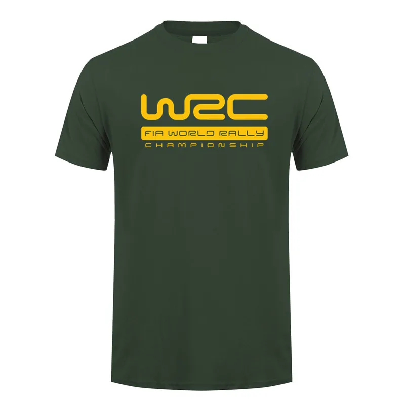 World Rally Championship WRC T Shirts Fashion Men Summer Short Sleeve Cotton Mans Tshirt LH-460 5