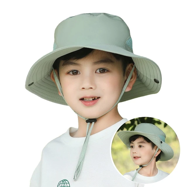 Summer Baby Sun Hat for Boys and Girls Outdoor Neck Ear Cover Anti UV  Travel Hats Kids Beach Caps Bucket Cap 2-8 Years - AliExpress