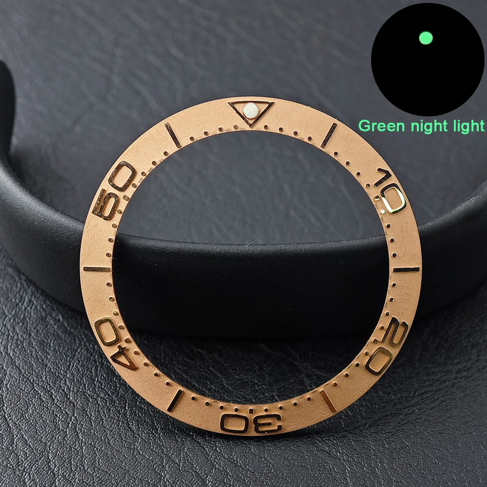 Men's Watch Replacement Bezel Insert with Tilted Ceramic and Carbon Fiber Texture
