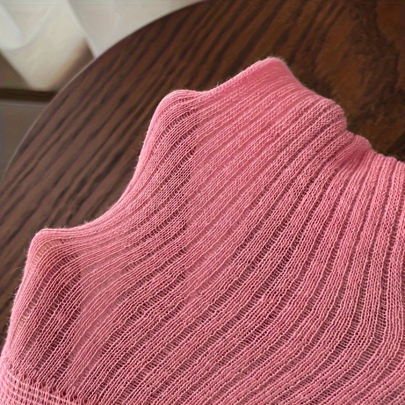 Korean Vertical Striped Long Tube Socks - Versatile SpringSummer Stacked Socks