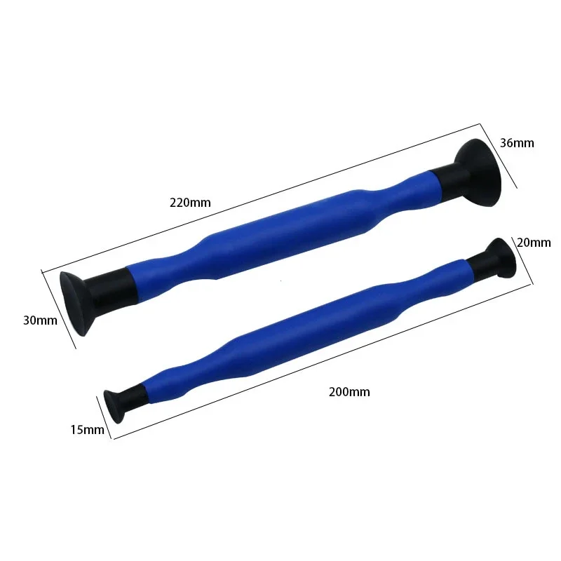 Valve Lapping Sticks 2 Pcs Plastic Grip with Suction Cup for Auto Motorcycle Cylinder Engine Valves dust Grinding tool