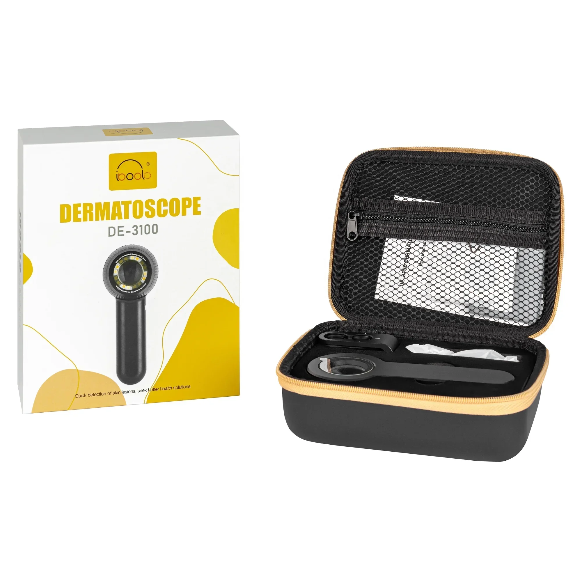 XMSJ Hospital Medical Microscope DE-3100 PRO Polarized UV Dermatoscope
