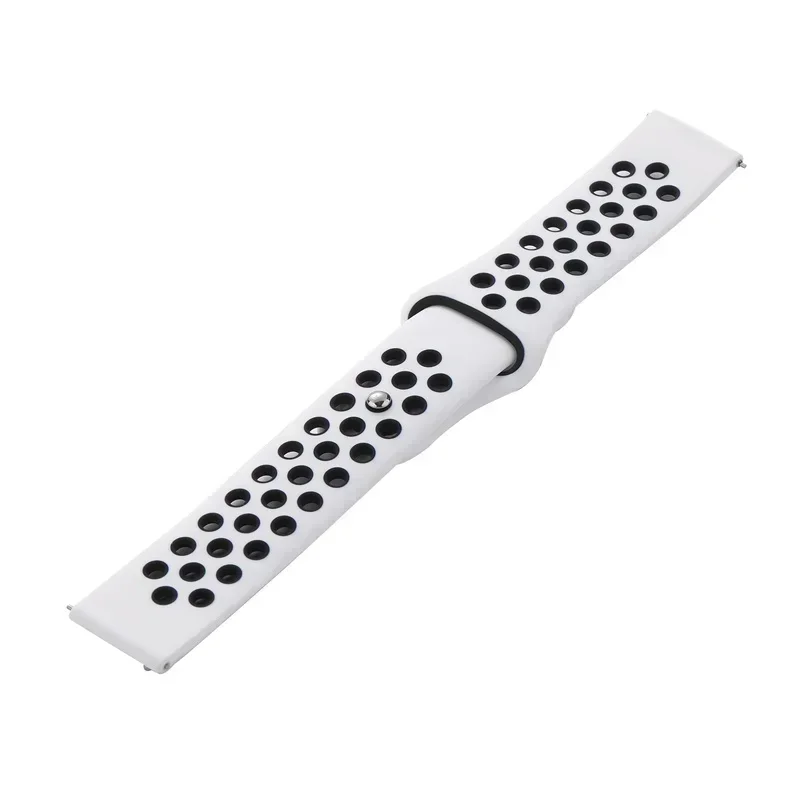 Silicone Sports Wristband Bracelet - 20mm/22mm Adjustable Strap