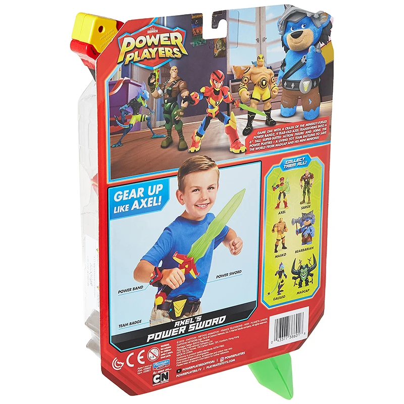 Original POWER PLAYERS Basic Figure Assortment Axel Madcap Sarge