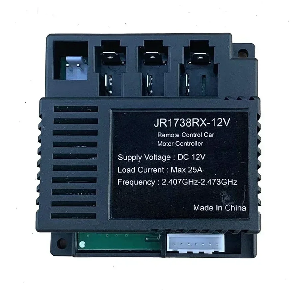 URPIZY JR1738RX 12V Ricevitore per Auto Elettriche per Bambini con Telecomando 2,4G Accelerazione Morbida Guida Sicura Materiale ABS per Veicoli Telecomandati Set Completo (telecomando