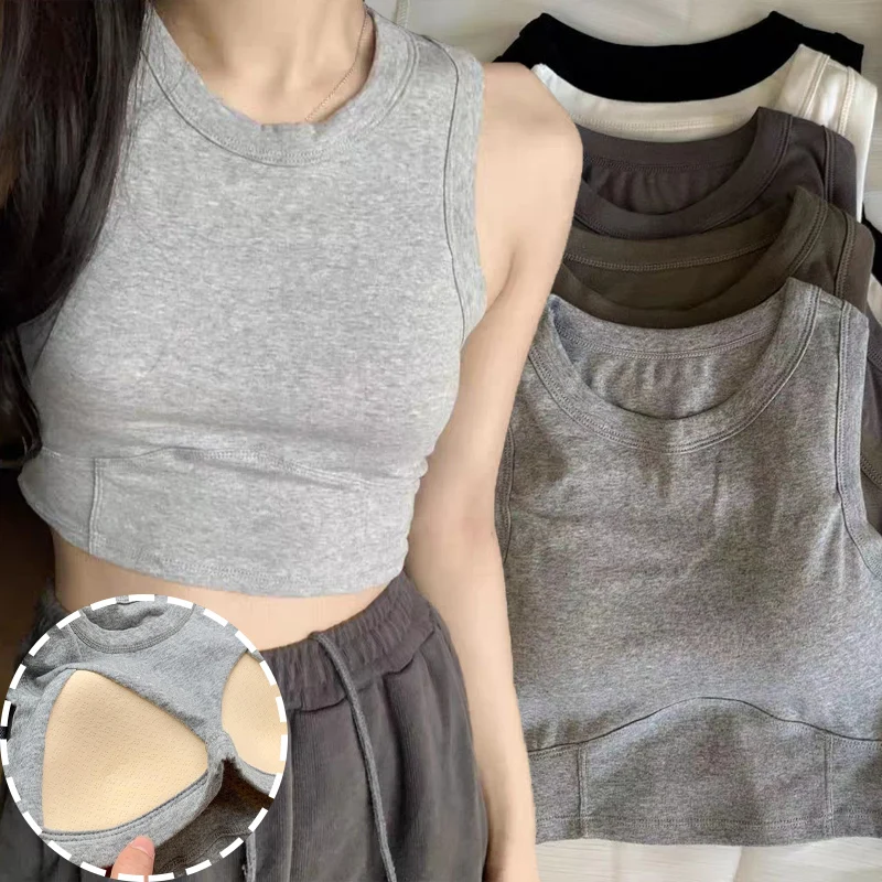 

Sexy Crop Tops Bra Women Seamless One-piece U-shaped Vest Underwear Push Up Tops Female Brassiere Sexy Lingerie Camisole Padding