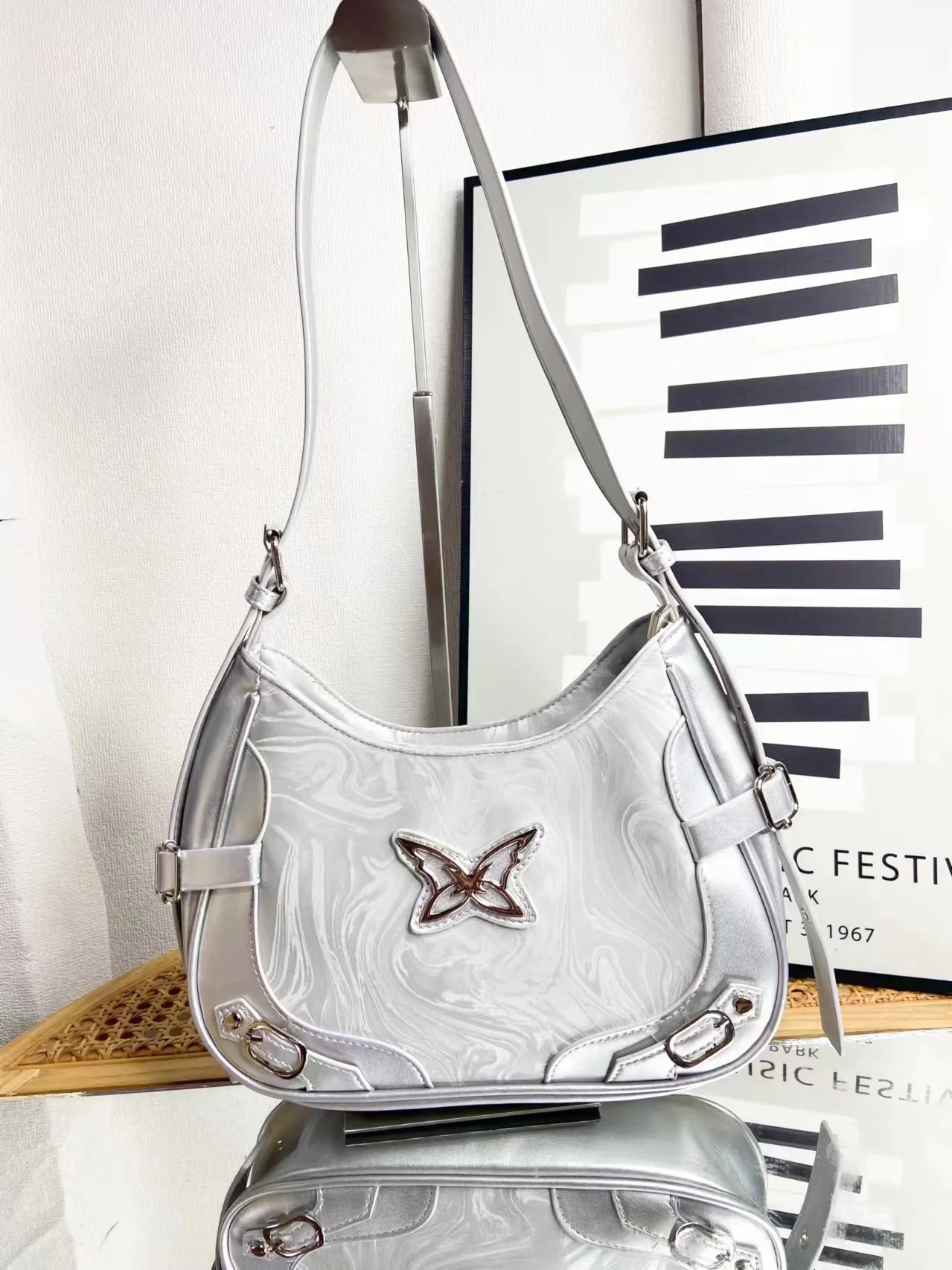 24S-Trend-American-Butterfly-Rivet-Motorcycle-Armpit-Bag-Premium ...