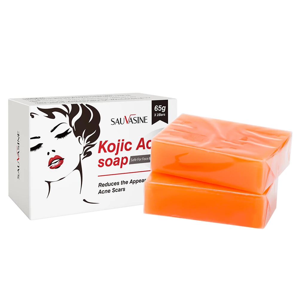 New Kojic Acid Glow Soap Facial Deep Cleaning Even Skin Tone Skin Lightening Soap Oil Control Moisturizing Skin Care 6