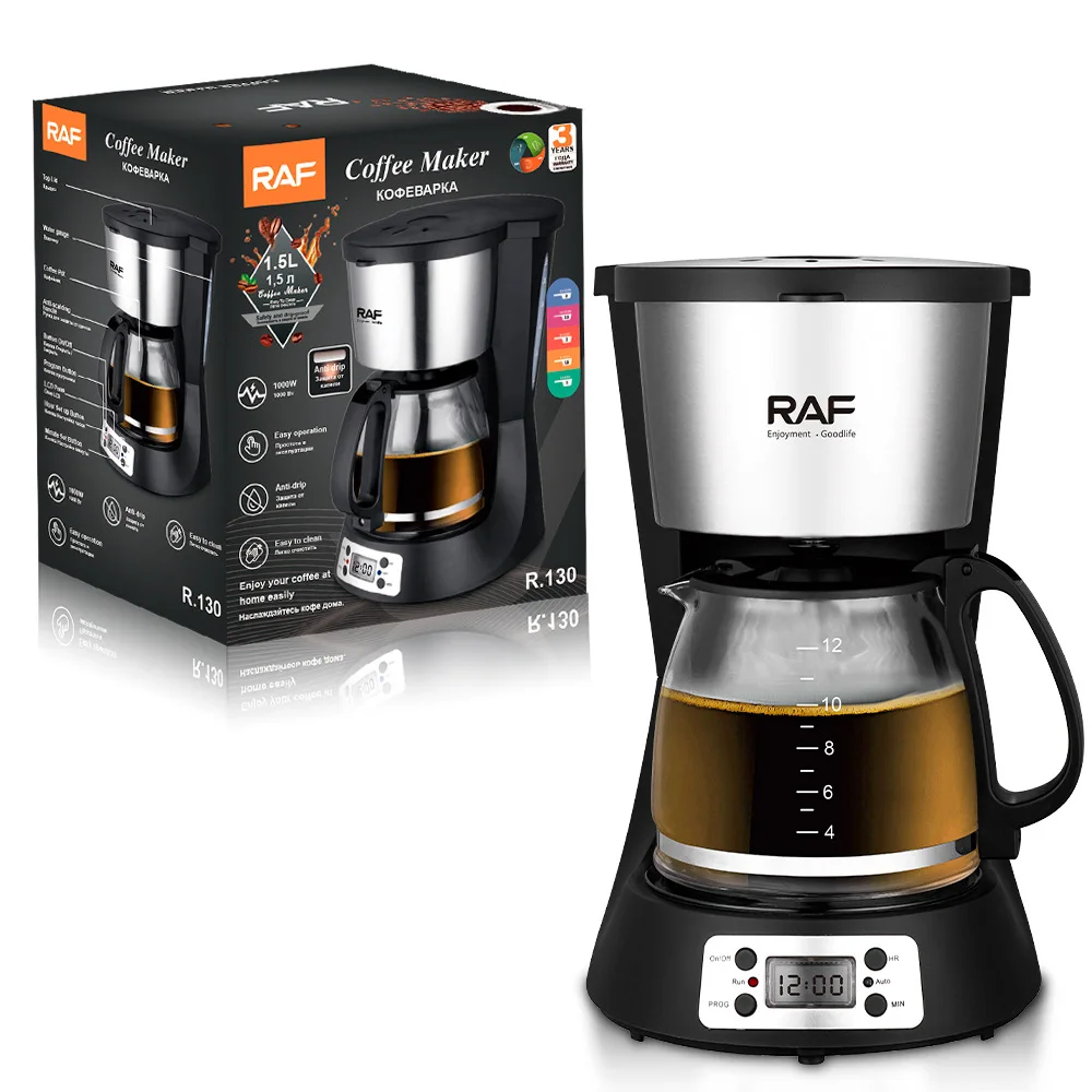 RAFDrip Coffee Maker Home Automatic Small Coffee Machine Office Bedroom Moka Pot