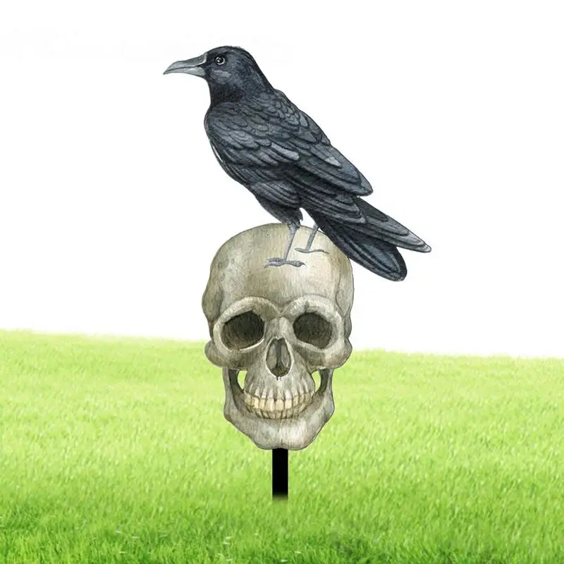 

Skeleton Garden Decoration Garden Skull Decor Waterproof Outdoor Garden Decoration Skull Decor Acrylic Yard Art Decor For Pathwa