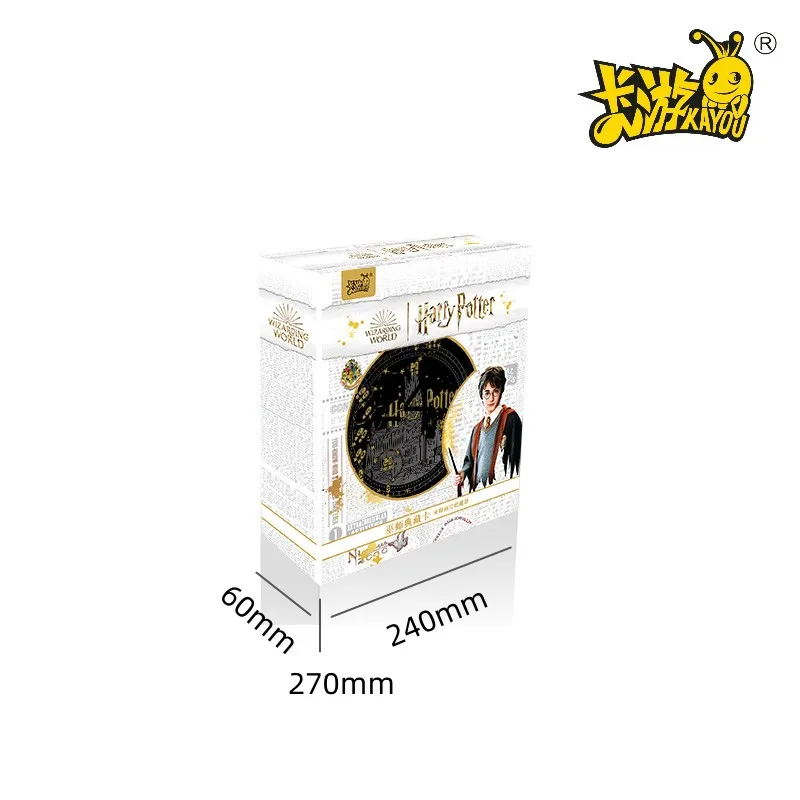KAYOU-새로운 해리 포터 마법사 컬렉션 카드, 할로윈 어린이 선물용 마법사 가죽 컬렉션 카드 바인더 북
