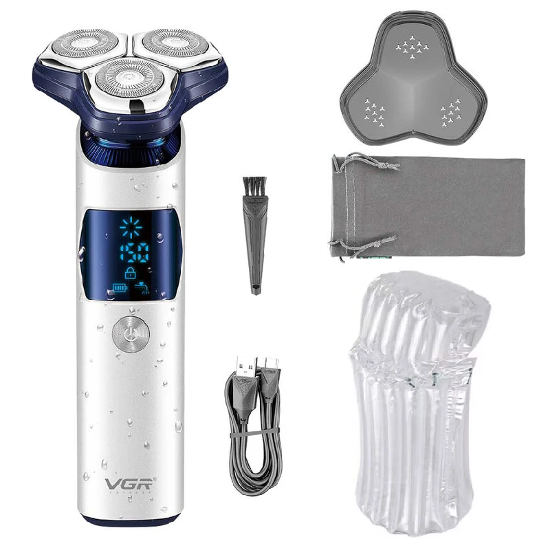 ماكينة حلاقة كهربائية للرجال ، لحية قابلة للغسل ،...