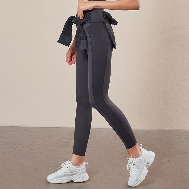 

Sport Leggings GYM Women Yoga Pants High Waist Squat Proof Elastic Enhancing Running Tummy Control Hip-lifting Workout Tights