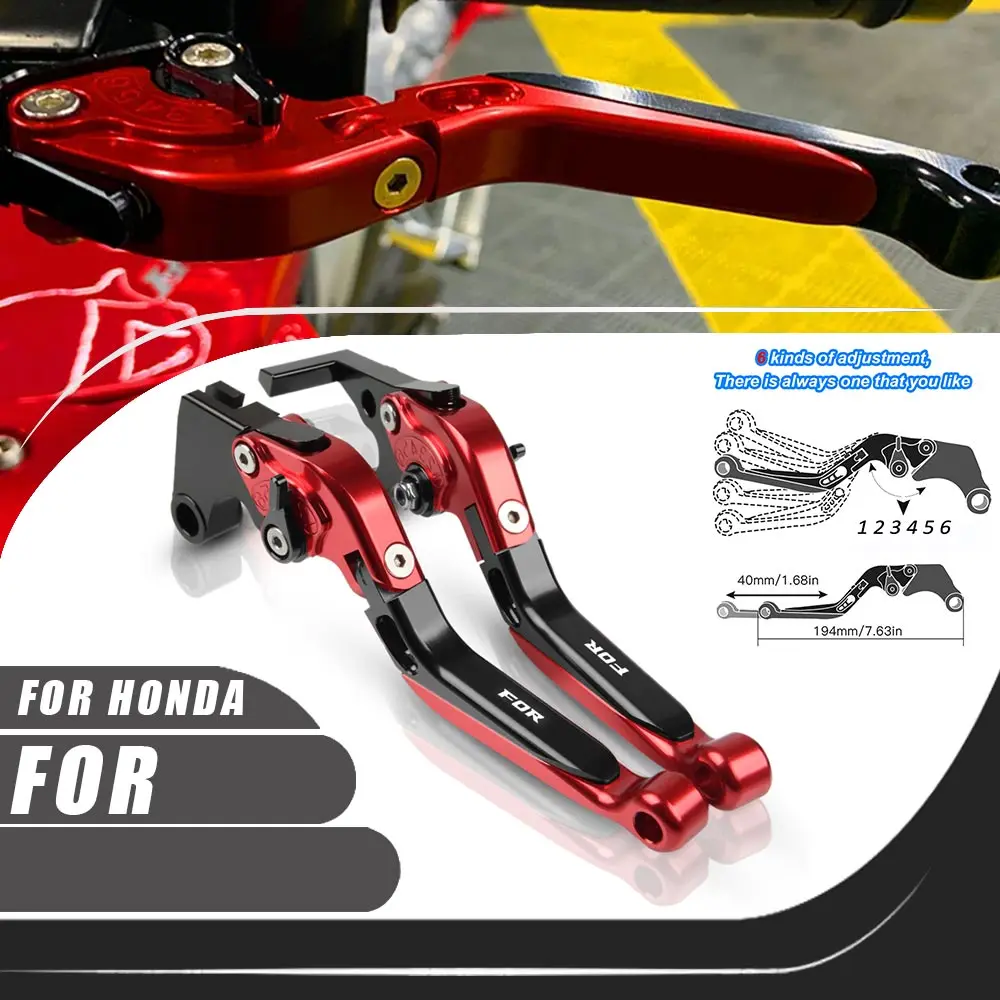 Lever Set Clutch Lever Brake Lever Set Adjustable Folding Handle Levers Motorcycle Parts For Honda NSS 125 NSS 150 250 300 FORZA motorcycle lever set