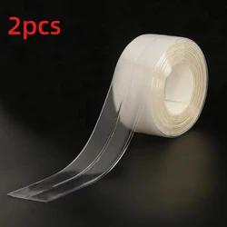 Clear Silicone Waterproof Adhesive Strip for Kitchen and Bathroom Sealing (2pcs)