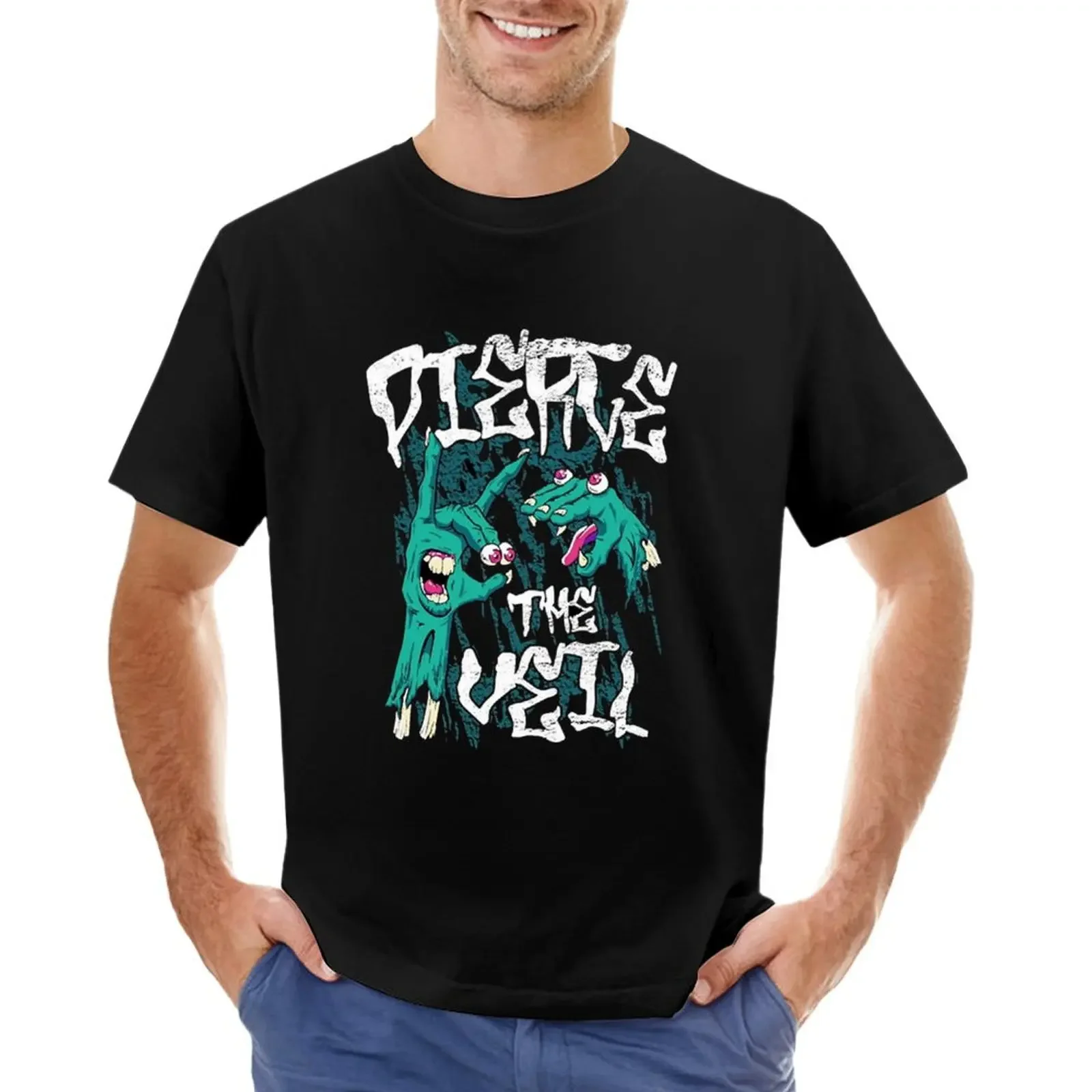 

PIERCE THE VEIL T-shirt Blouse korean fashion anime plain black t shirts men
