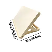 Desktop Easel Wooden Adjustable Angle Foldable Board Foldable Painting Easel Tabletop for Adults Beginners Teens Artists 6