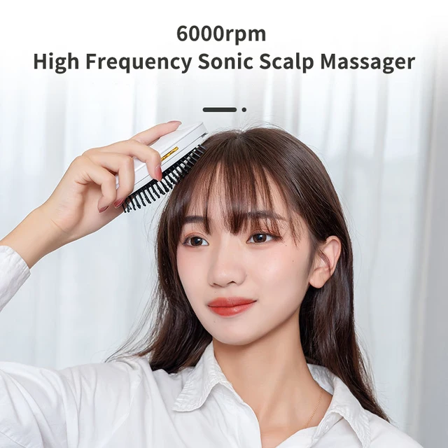 Portable Electric Hair Comb Brush Spray Steam Smoothing Scalp Massage Anti-static Vibration Head Relieve Stress Massager - Image 2