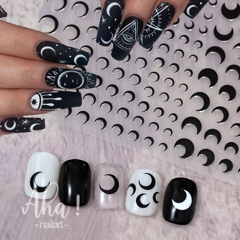 Crescent Moon Nails