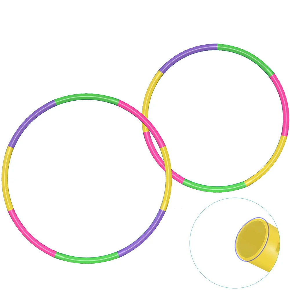 Weighted Hula Circle Ring for Sport Hoops Comfortable Cushioned Surface Detachable Design for Beach or Park Workouts