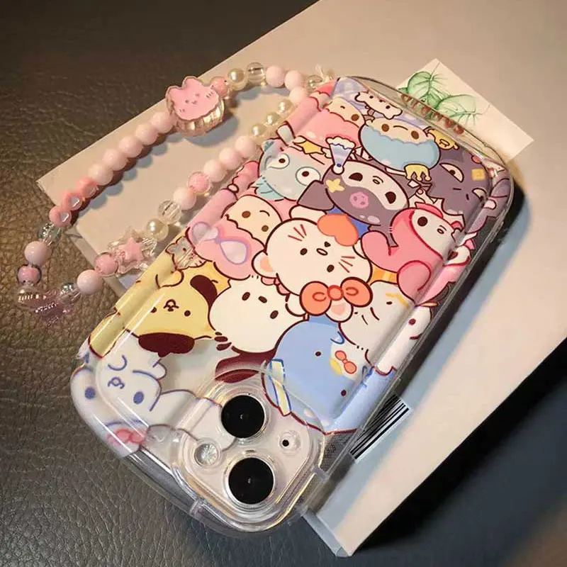 thumbnail image 1 of Funda de Tpu con cadena de melodía de perro Kitty para Redmi Note 12, 9, 11, 8, 10, 10s, 11s, 9A, 9T, 10C, 12C, POCO X5, F5, X3, M4 Pro, Xiaomi MI 11 Lite, 1 of 4
