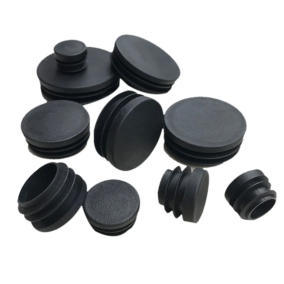 16mm 19mm 22mm 25mm Chair Table Feet Cap Thicken Round Plastic Blanking End Cap Tube Pipe Insert Plug Decorative Dust Cover