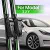 2pcs Front Windshield Wiper Blades For Tesla Model S 3 Y 2012-2023 2013 2016 2017 2020 2021 2022 Windscreen Window Accessories 1