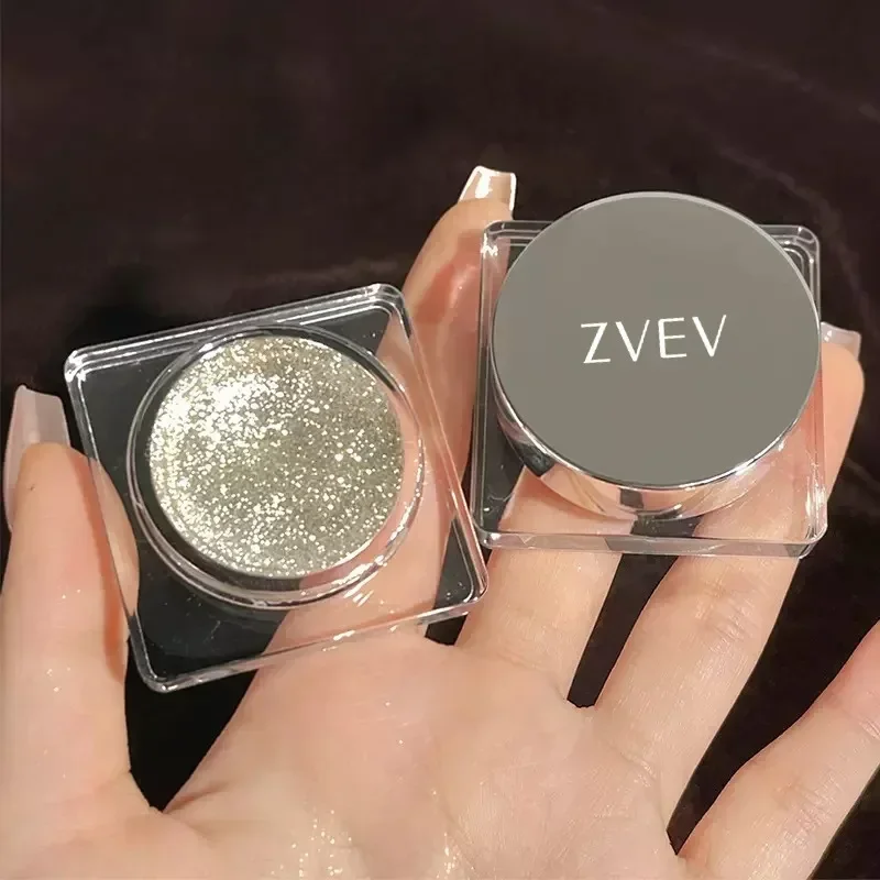 Liquid Gel Eyeshadow Pearl Glitter Body Highlighter Monochrome Diamond Shimmer Silkworm Brighten Highgloss Sequins Quick Drying 5