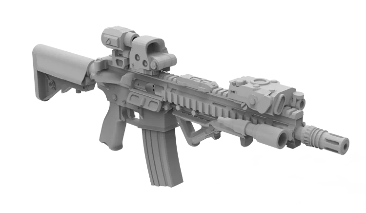 Unpainted gun