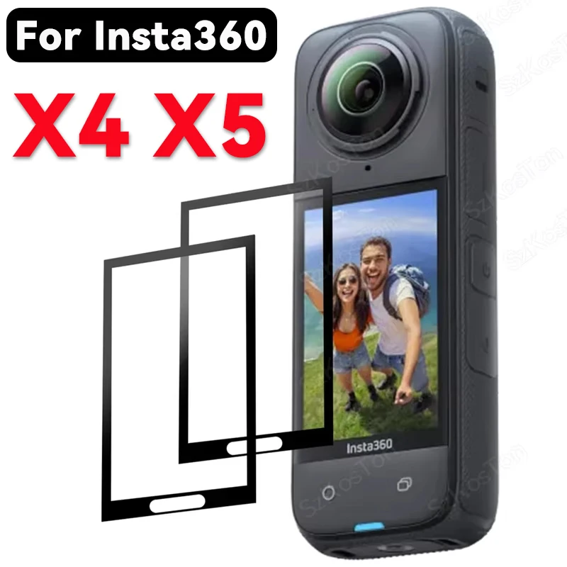 Pellicola In Vetro Temperato Per Insta360 ONE X3 – 2 Pezzi, Durezza 9H, Anti Graffio E Idrorepellente - 4